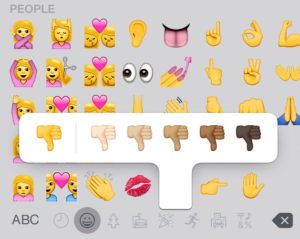Thumbs Down to New Emoji