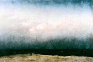 "Monk by the Sea," by Caspar David Friedrich